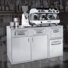 Banco macchina caffè con attrezzatura completa - Priolinox